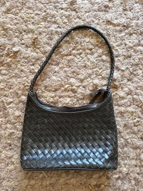 Bembien Small Marni Woven Leather Shoulder Bag in Brown